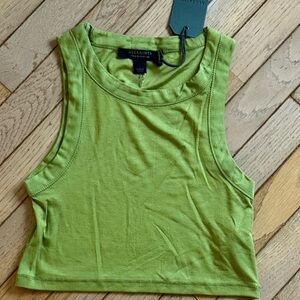 NWT - All Saints Green Crop Top